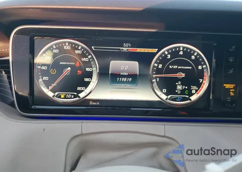 2016 Mercedes-Benz S 63 Amg z USA, uszkodzony, nr VIN WDDXJ7JB0GA011143